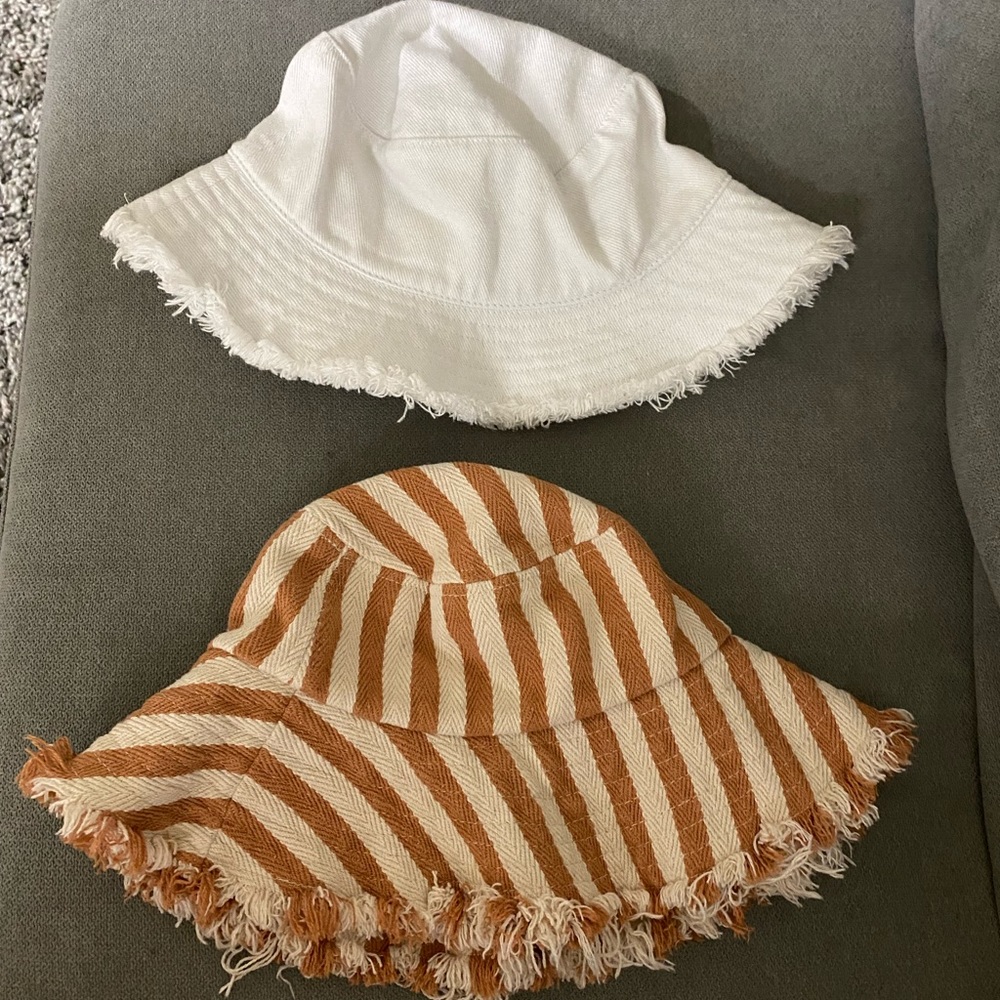 2 bucket hats for the price of 1